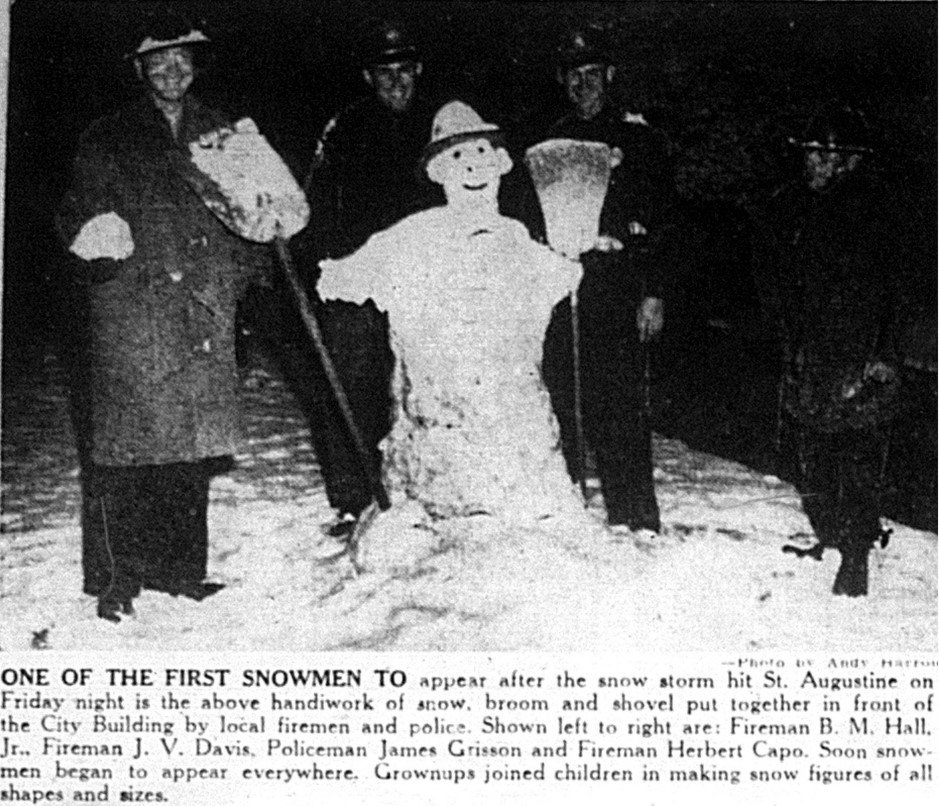 Picture from the St. Augustine Record, 1951.